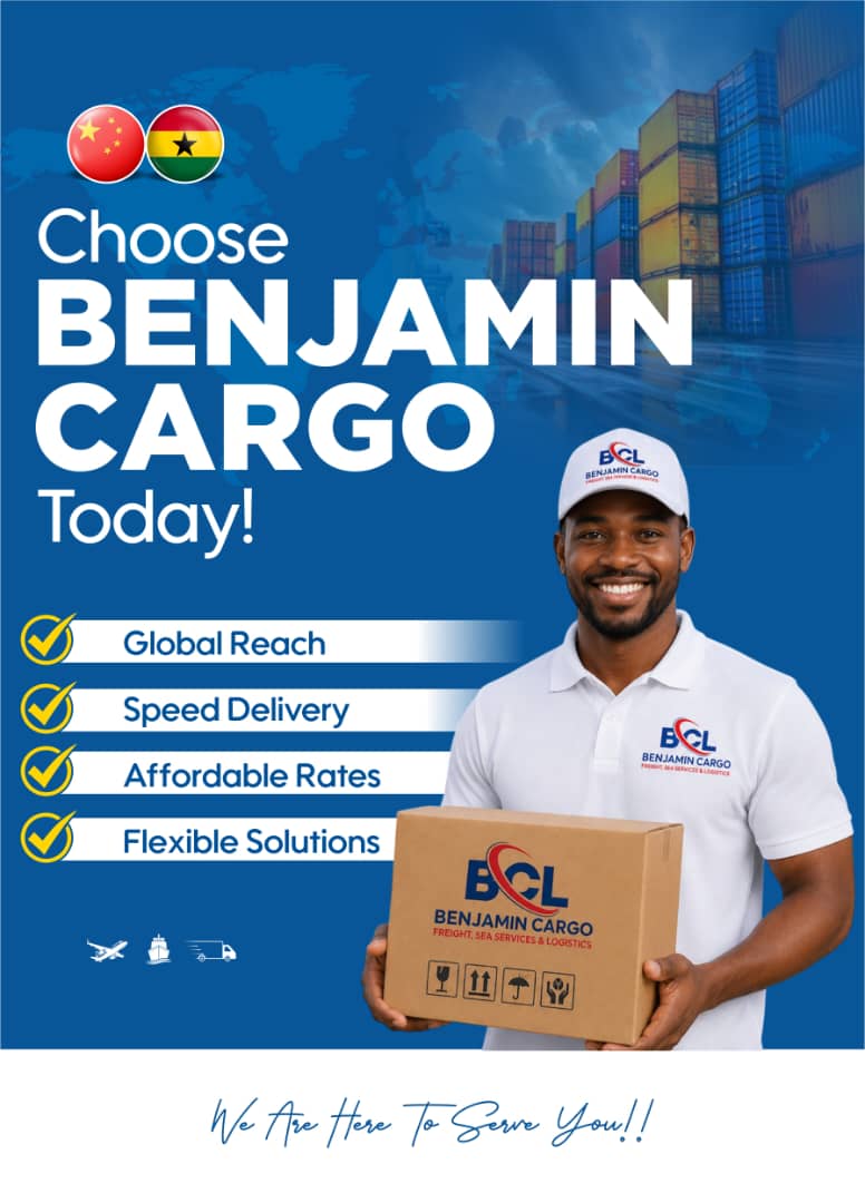Choose Benjamin Cargo today — global reach, speedy delivery, affordable rates and flexible solutions.